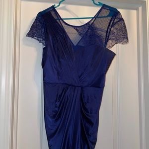 Bcbg blue cocktail formal dress